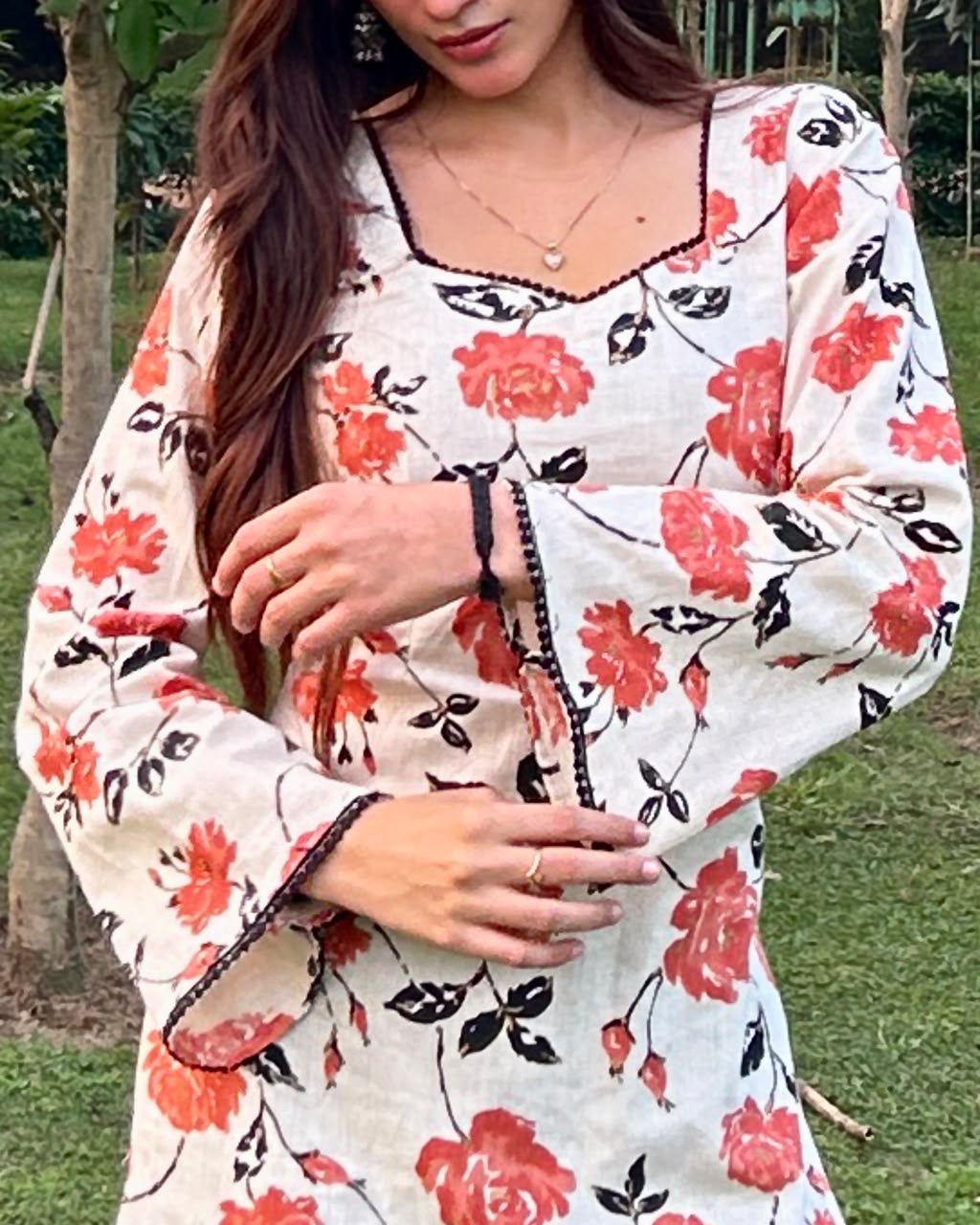 काशनी Farsi Salwar Suit Set 🌸
