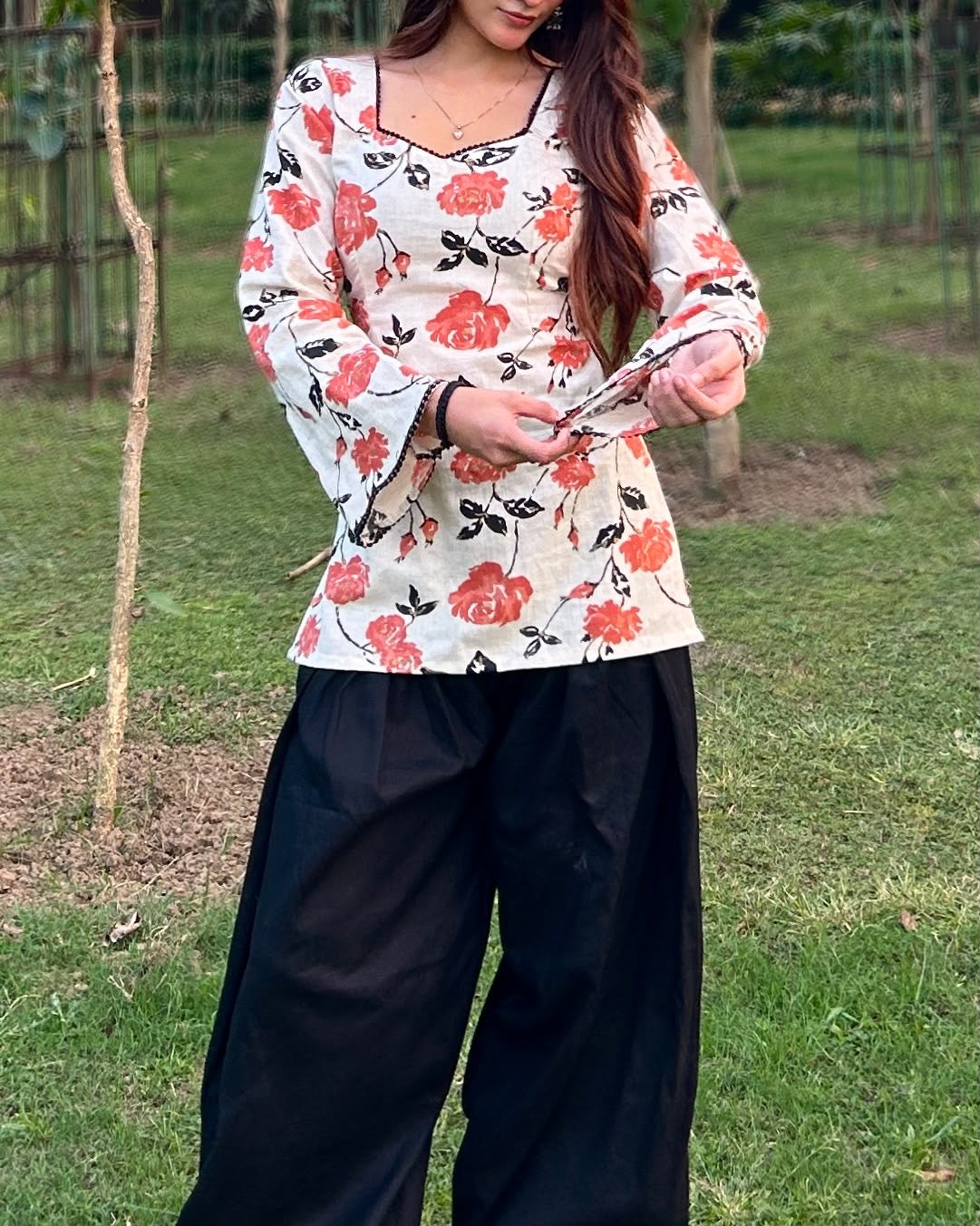 काशनी Farsi Salwar Suit Set 🌸